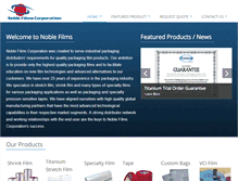 Tablet Screenshot of noblefilmscorp.com